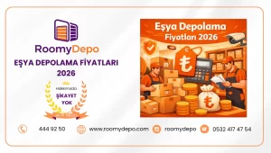 eşya depolama fiyatları